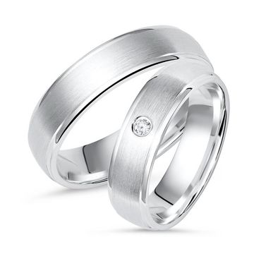 Alliances argent personnalisées - 0314