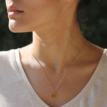 Médaille plaqué or personnalisée - 2353
