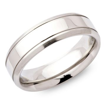 Bague acier personnalisée - 0371