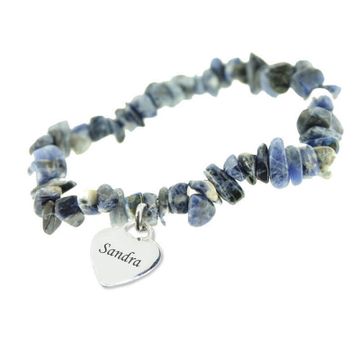 Bracelet sodalite personnalisé - 1234