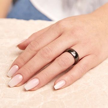Bague tungstène personnalisée - 1477