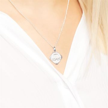 Pendentif zodiaque argent personnalisé - 0927