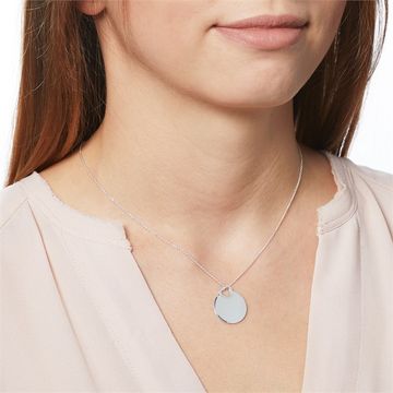 Pendentif coeur argent personnalisé - 2254