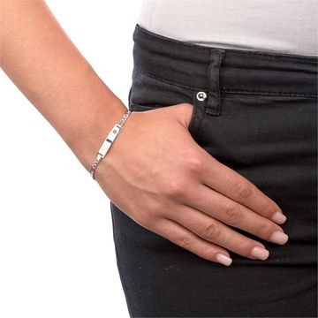 Gourmette argent personnalisée - 0891