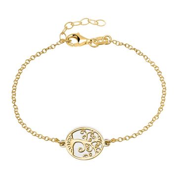 Bracelet argent doré personnalisé - 2288