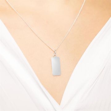 Pendentif argent personnalisé - 0900