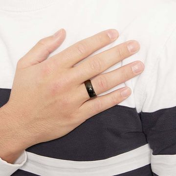 Bague tungstène personnalisée - 1466