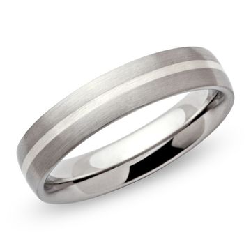 Bague acier personnalisée - 0372