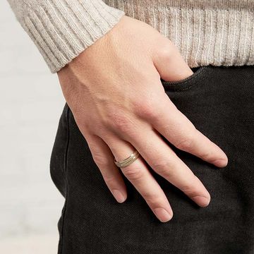 Bague argent personnalisée - 1298