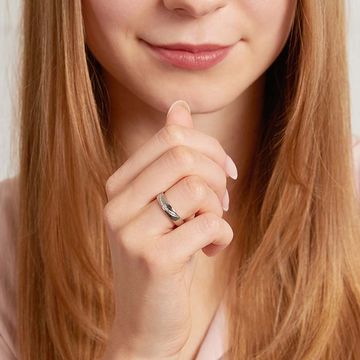 Bague acier personnalisée - 1327