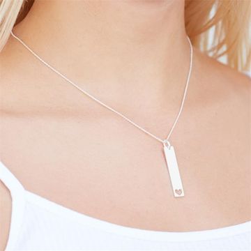 Pendentif argent personnalisé - 1499