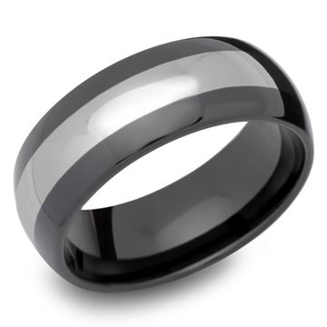 Bague tungstène personnalisée - 1468
