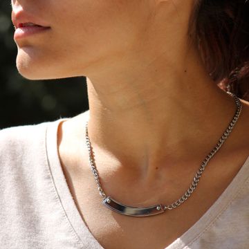Pendentif acier personnalisé - 1834