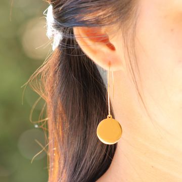 Boucles d'oreilles acier personnalisées - 1903