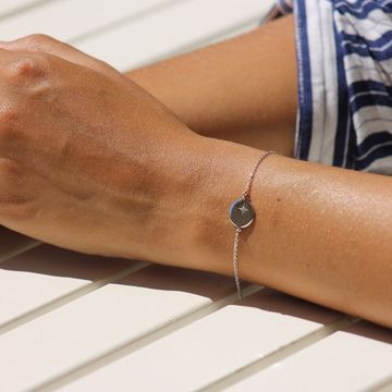 Bracelet argent diamant personnalisé - 2310