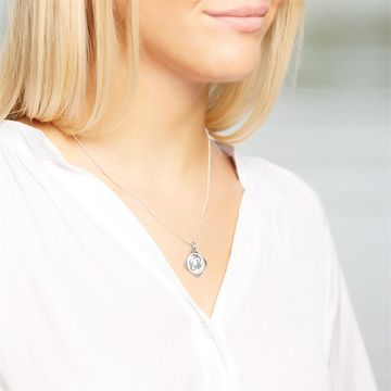 Pendentif zodiaque argent personnalisé - 0924