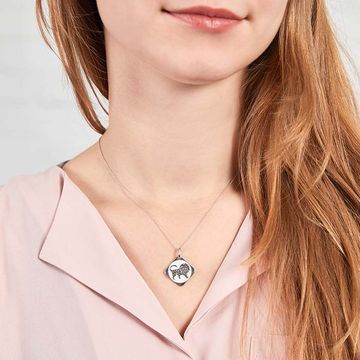 Pendentif zodiaque argent personnalisé - 0925