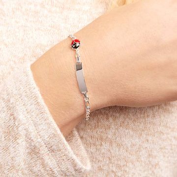 Gourmette argent personnalisée - 0215