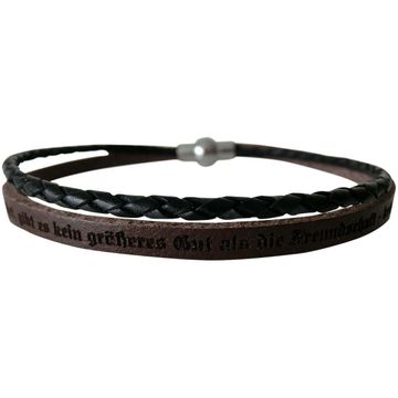 Bracelet cuir marron personnalisé - 2018