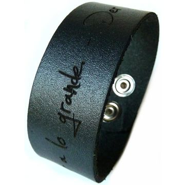 Bracelet cuir noir personnalisé - 1954