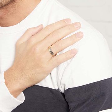 Bague argent personnalisée - 1302