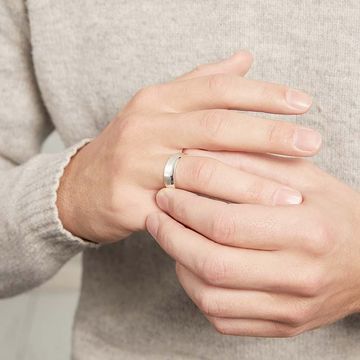 Bague argent personnalisée - 1146