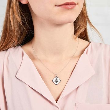 Pendentif zodiaque argent personnalisé - 0926