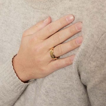 Bague acier personnalisée - 0812
