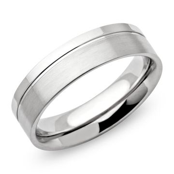 Bague acier personnalisée - 0370
