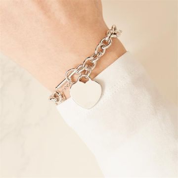 Bracelet en argent personnalisé - 0222