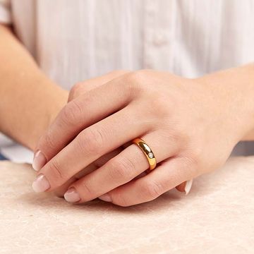 Bague tungstène personnalisée - 1478
