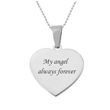 Pendentif coeur personnalisé - 0590