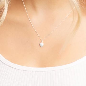 Pendentif coeur argent personnalisé - 0897