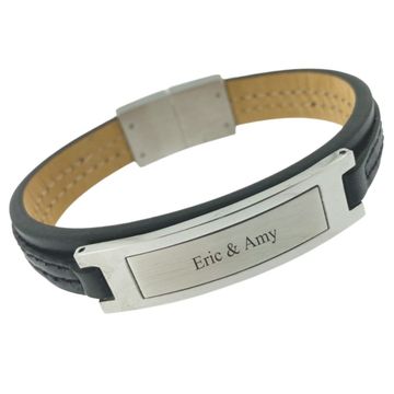 Bracelet cuir personnalisé -2411