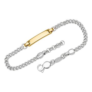 Gourmette argent personnalisée - 1122