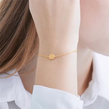 Bracelet argent doré personnalisé - 2290