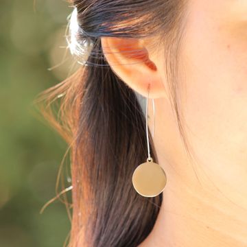 Boucles d'oreilles acier personnalisées - 1910