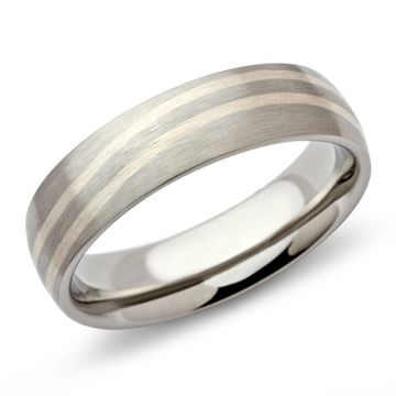 Bague acier personnalisée - 0362