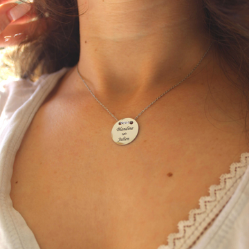 Pendentif acier personnalisé - 1899