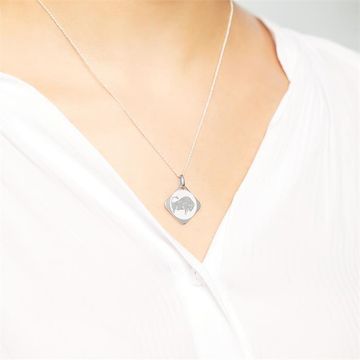 Pendentif zodiaque argent personnalisé - 0922