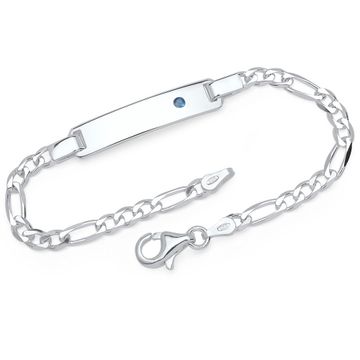 Gourmette argent personnalisée - 0739