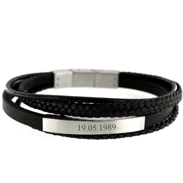 Bracelet en cuir personnalisé - 2408